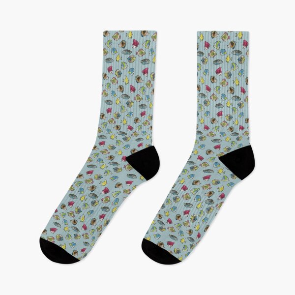 Item preview, Beautiful salt water sea life fish pattern watercolor designed and sold by friendly-fox.