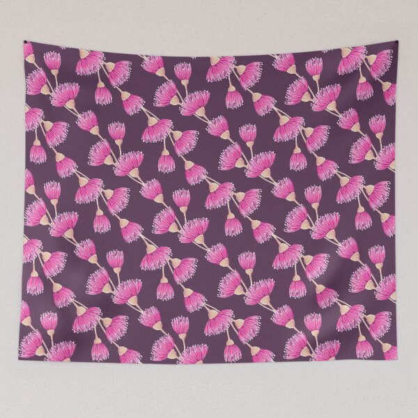 Item preview, Mauve Eucalyptus Flowers designed and sold by Kraina.