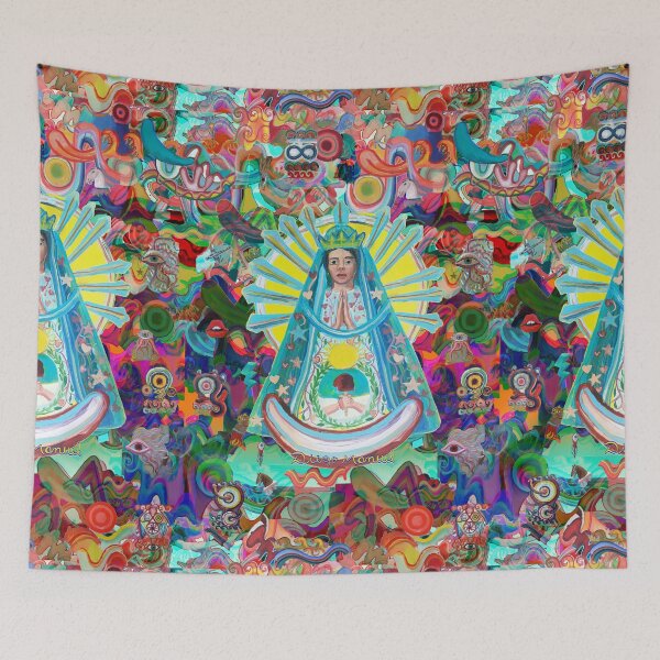 Item preview, Virgin of Lujan and graffitis designed and sold by Diego Manuel Rodriguez.