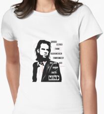 Nick cave - right out of your hand lyrics Women's Fitted T-Shirt
