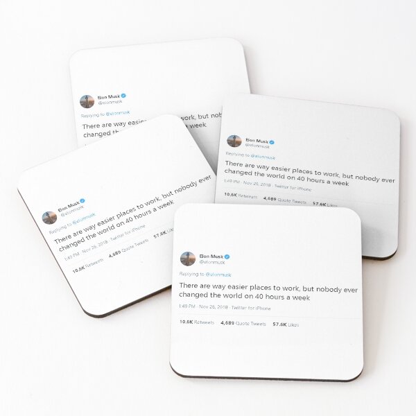 Item preview, Elon Musk Tweet designed and sold by jfreedom.