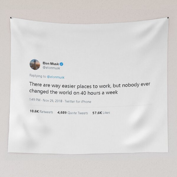 Item preview, Elon Musk Tweet designed and sold by jfreedom.