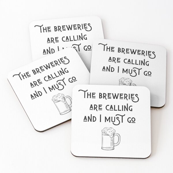 Item preview, The Breweries Are Calling and I Must Go designed and sold by SportyDogShop.