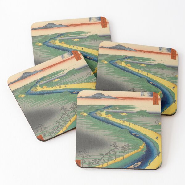 Item preview, Spring Yotsugi-dori Canal Vintage Ukiyo-e Japanese Art designed and sold by VintageArchive.