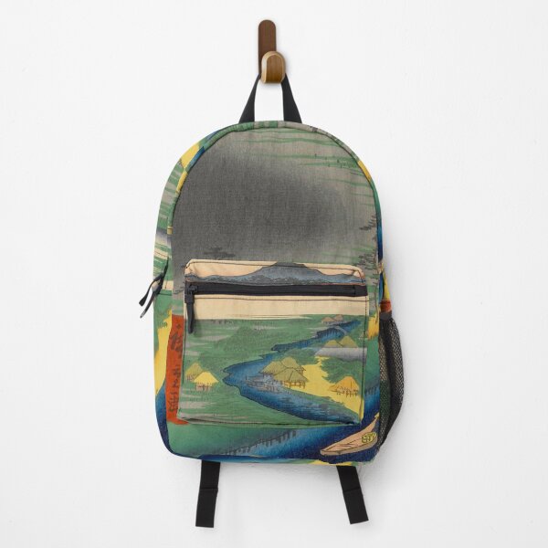 Item preview, Spring Yotsugi-dori Canal Vintage Ukiyo-e Japanese Art designed and sold by VintageArchive.