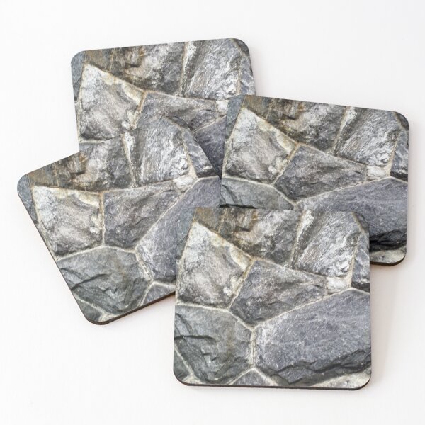 Item preview, Slate Stone Wall Detail Photograph Print designed and sold by GingerEccentric.