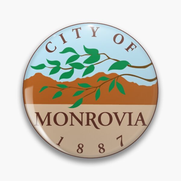 Seal of Monrovia, California Pin