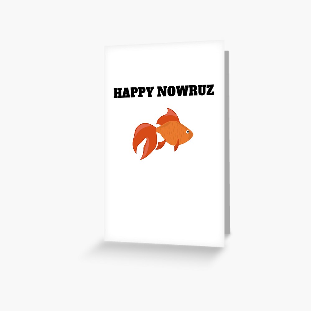Nowruz happy persian new year goldfish Greeting Card for Sale by Jeangel97