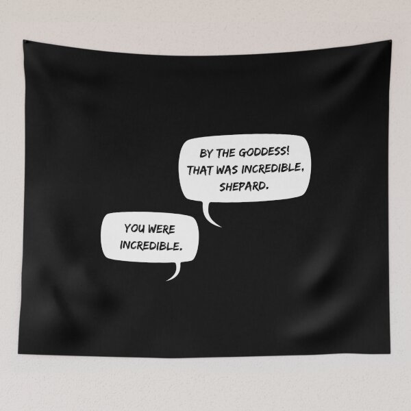 Item preview, Liara T'Soni and Shepard love quotes Mass Effect designed and sold by magna-aranea.