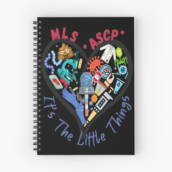 Item preview, MLS(ASCP) HEART IT'S THE LITTLE THINGS LAB TECH designed and sold by Hippiesole.