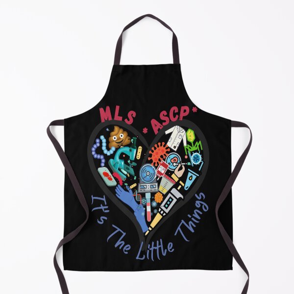 Item preview, MLS(ASCP) HEART IT'S THE LITTLE THINGS LAB TECH designed and sold by Hippiesole.
