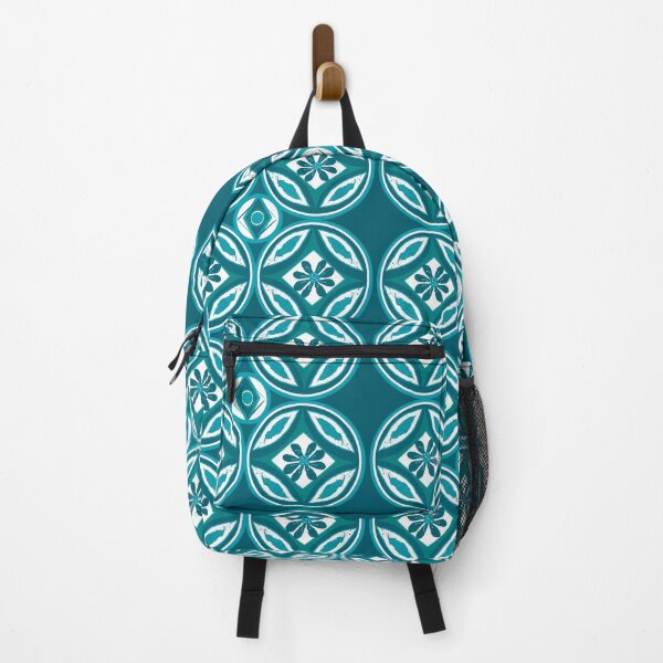 Item preview, Leafy Batik Teal designed and sold by batikandesigns.