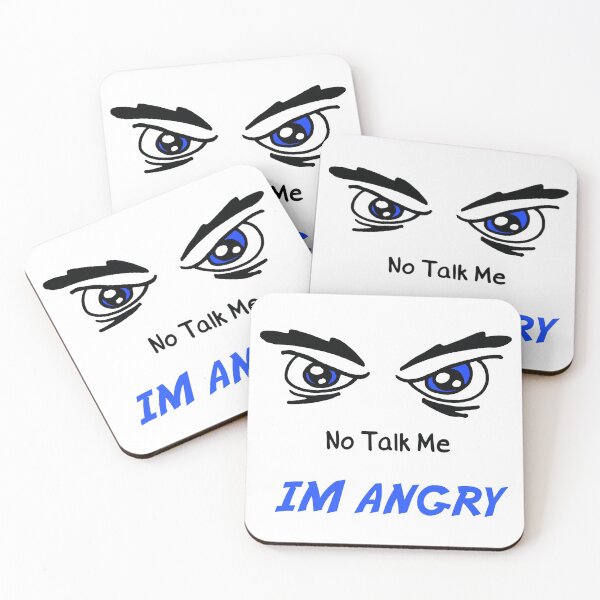 Item preview, No Talk Me Im Angry designed and sold by RoaaMagic.
