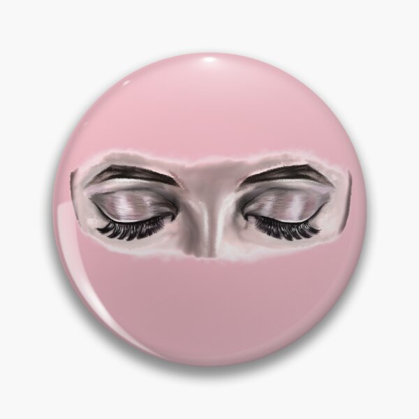 Item preview, Lashes eyelashes and eyebrows on pink background. The eyes have it, beauty is in the eye of the beholder designed and sold by Artonmytee.