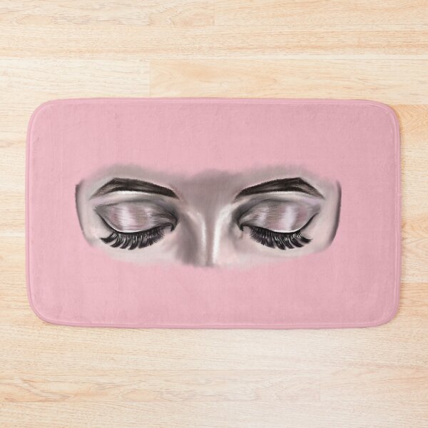 Item preview, Lashes eyelashes and eyebrows on pink background. The eyes have it, beauty is in the eye of the beholder designed and sold by Artonmytee.