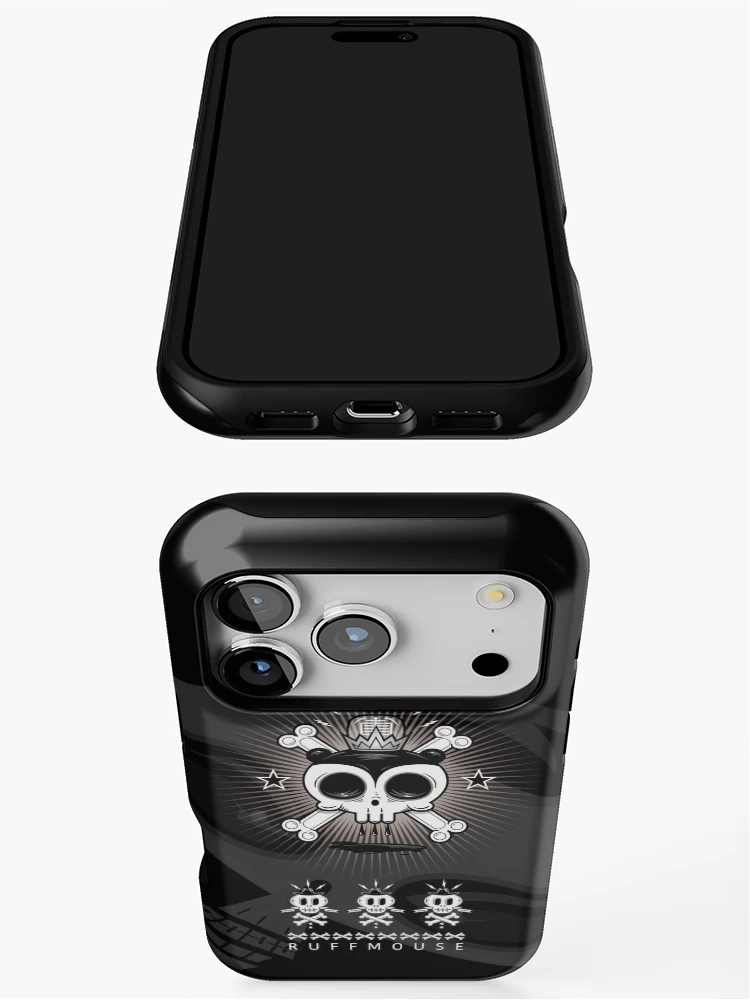 Thumbnail 3 of 4, iPhone Case, Mouse Skull designed and sold by Ruffmouse.