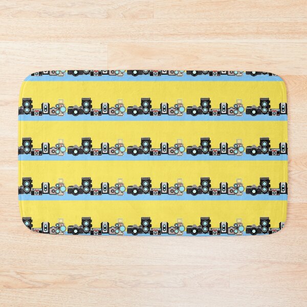 Item preview, Antique Cameras Yellow and Blue designed and sold by JaymieMetz.