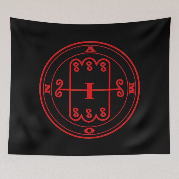 Item preview, Amon demon Marquis red Sigil occult Magick Seal designed and sold by InfernalDesignZ.