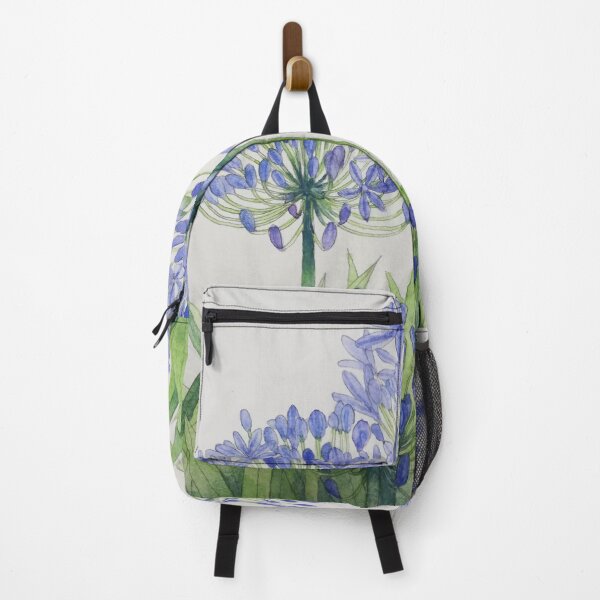 Item preview, Blue Agapanthus watercolour painting. designed and sold by esvb.