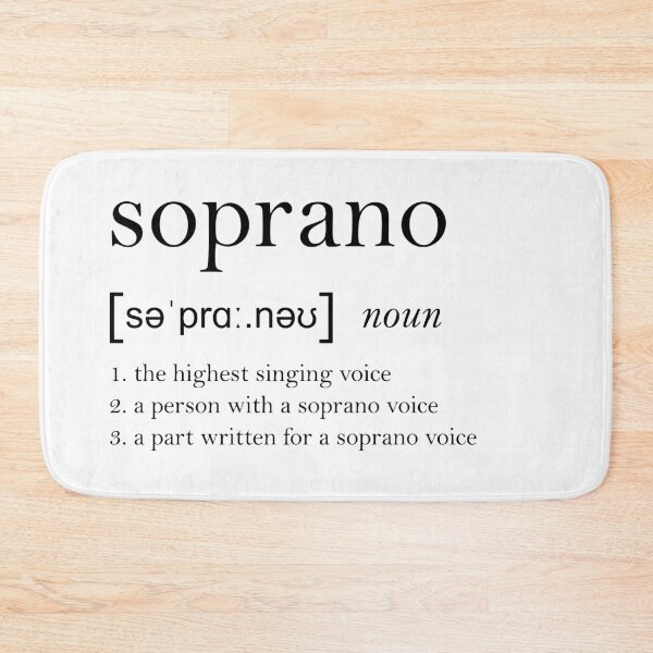 Item preview, Soprano Dictionary Definition designed and sold by operaqueen.