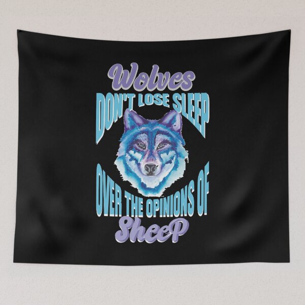 Item preview,  Wolves Don't Lose Sleep Over The Opinions Of Sheep,watercolor designed and sold by ADAMYASS.