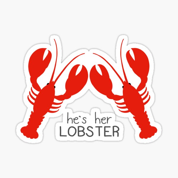 "Her Lobster" Sticker for Sale by aszat Redbubble