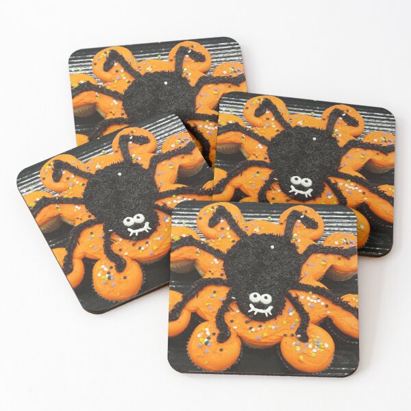 Item preview, Big Spider On Orange Cupcakes designed and sold by gailmariekern.