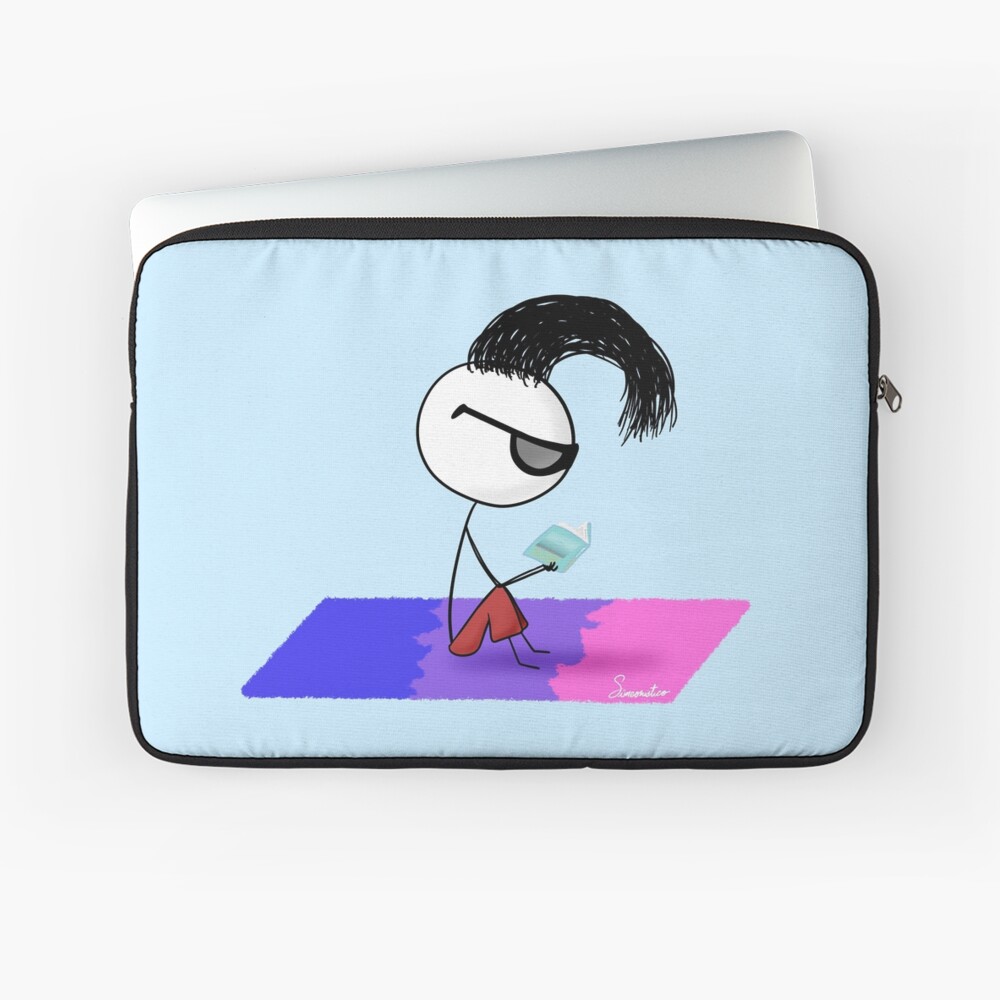 Vista previa del artículo con la obra «Funda para portátil», diseñado y vendido por simeonistico.