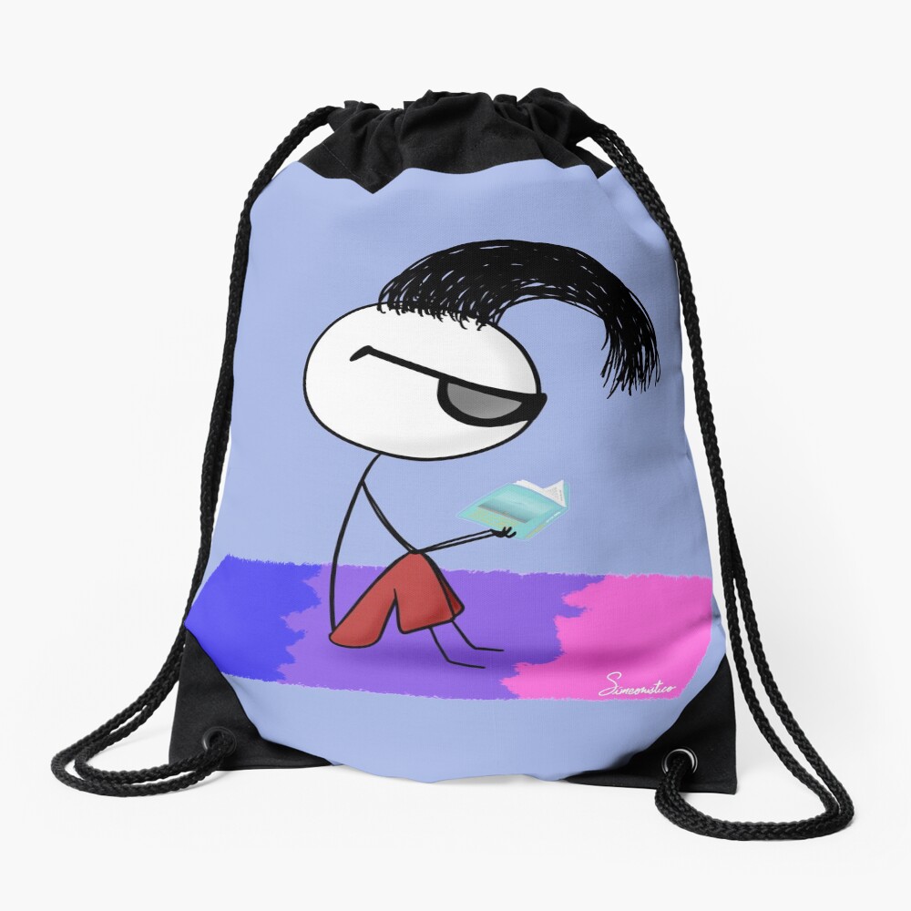 Vista previa del artículo con la obra «Mochila saco», diseñado y vendido por simeonistico.