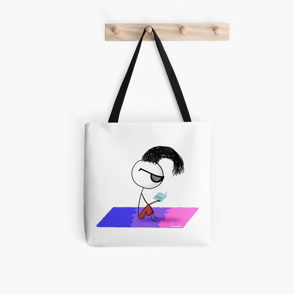 Vista previa del artículo con la obra «Bolsa estampada de tela», diseñado y vendido por simeonistico.