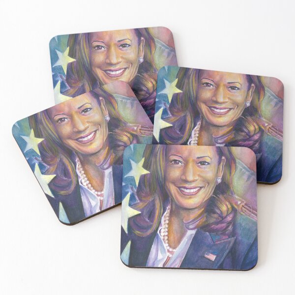 Item preview, Vice President Kamala Harris designed and sold by masterworkart.