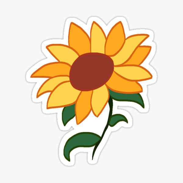 Premium AI Image  cute flower sticker