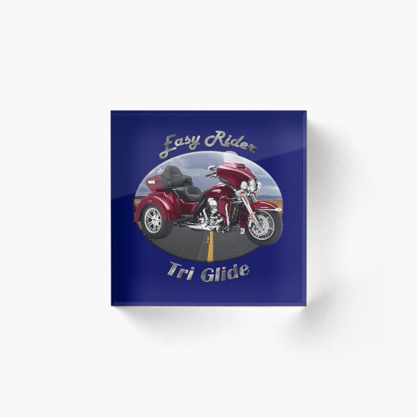 Harley Davidson Tri Glide Easy Rider Acrylic Block