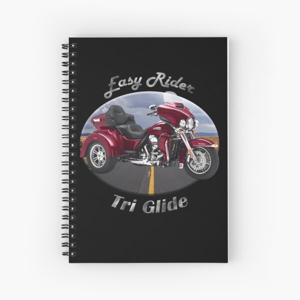 Harley Davidson Tri Glide Easy Rider Spiral Notebook