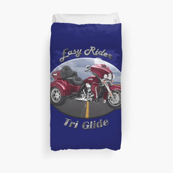 Harley Davidson Tri Glide Easy Rider Duvet Cover