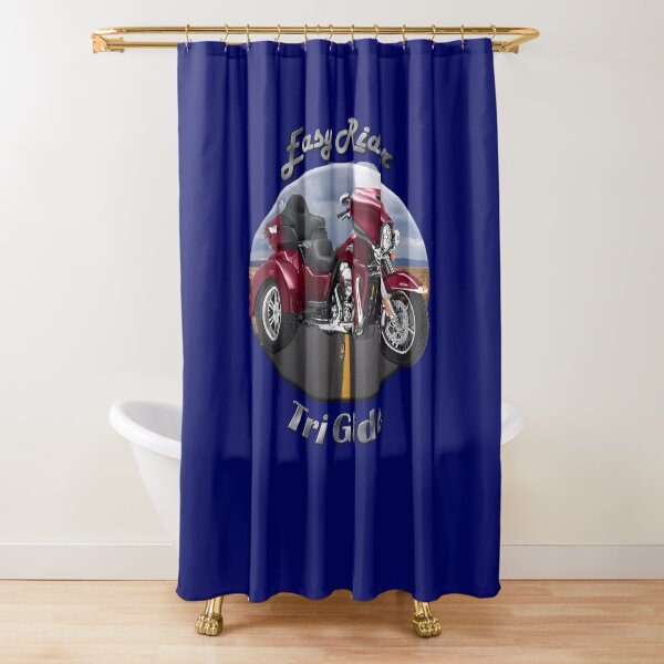 Harley Davidson Tri Glide Easy Rider Shower Curtain