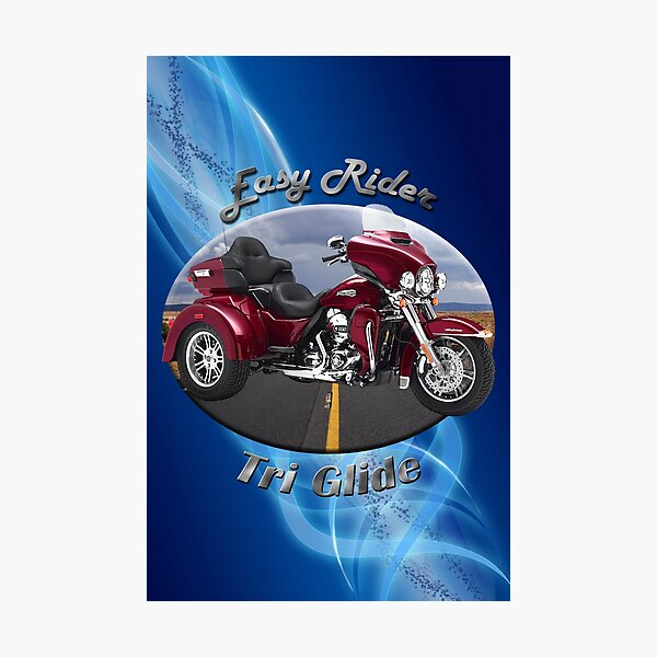 Harley Davidson Tri Glide Easy Rider Photographic Print