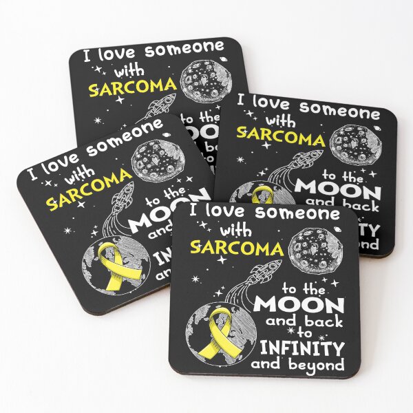 Item preview, I Love Someone With Sarcoma To The Moon And Back designed and sold by heppenp.