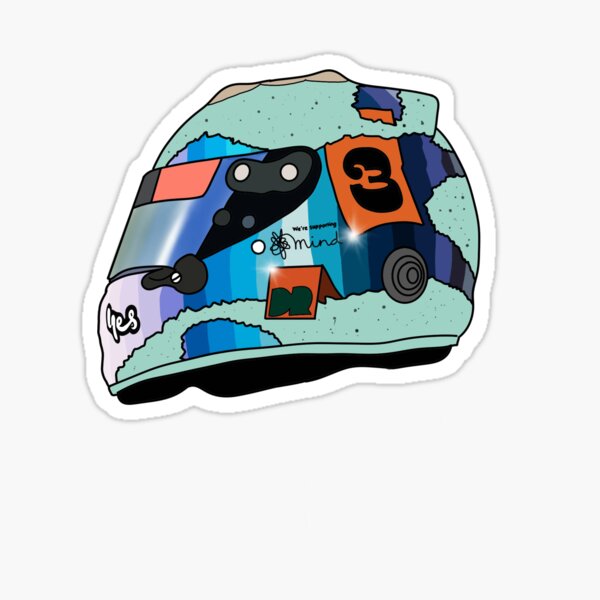 Casco Daniel Ricciardo 2021 Pegatina