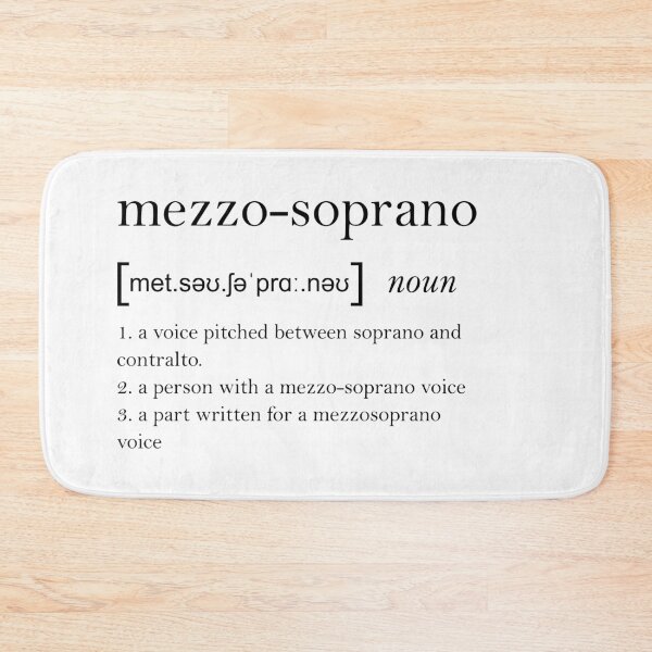 Item preview, Mezzo-Soprano Dictionary Definition designed and sold by operaqueen.