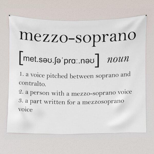 Item preview, Mezzo-Soprano Dictionary Definition designed and sold by operaqueen.