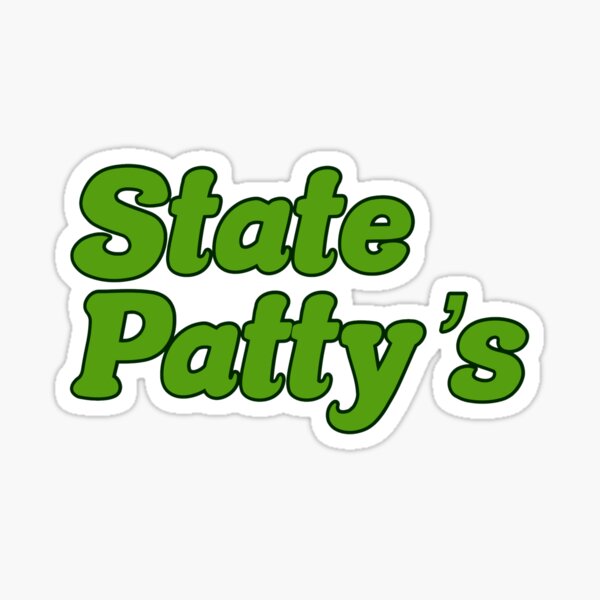 "State Patty's Day" Sticker by sarahrose20 Redbubble