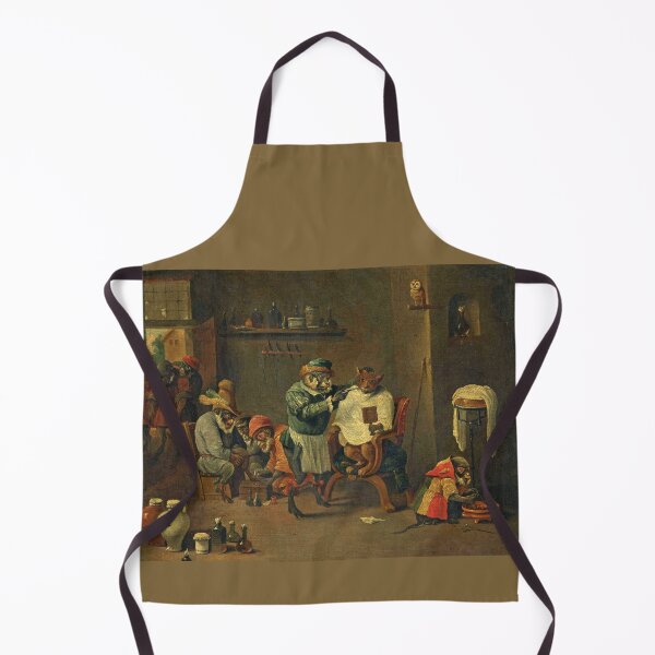 Item preview, A monkey barber-surgeon's establishment by David Teniers  designed and sold by ebrawne.
