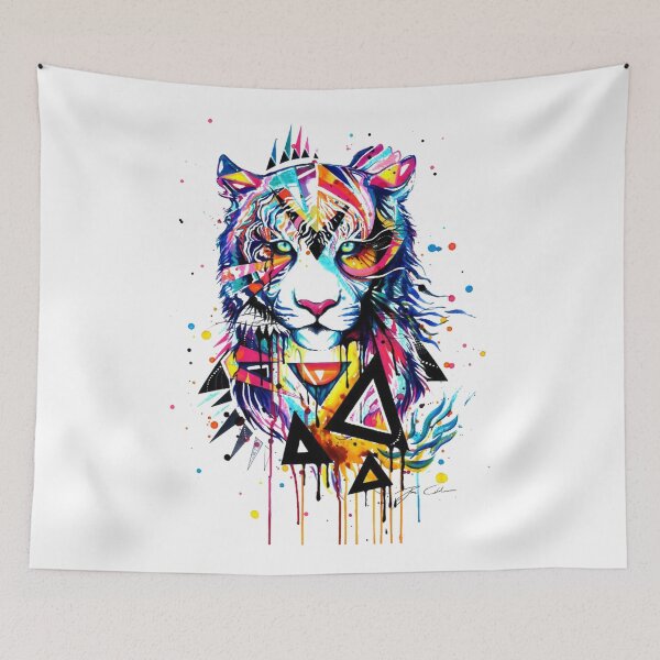 Artikelvorschau, Aquarell Tiger entworfen und verkauft von Maddie4Real.