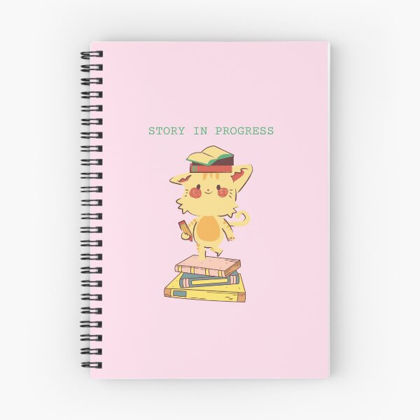 Item preview, Story in Progress - Cute Cat Writer Illustration designed and sold by vela-ramhorn.