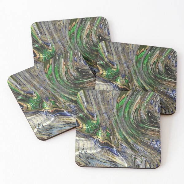 Item preview, Go with the Flow in Blue and Green designed and sold by SeaChangeDesign.