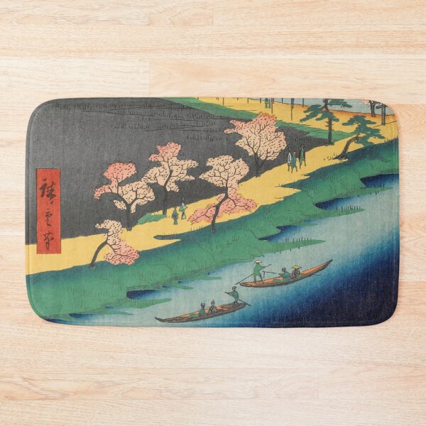 Item preview, Spring Azuma Shrine Vintage Ukiyo-e Japanese Art designed and sold by VintageArchive.