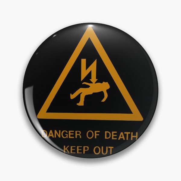 Item preview, Danger of Death KEEP OUT designed and sold by Fiona Gray.