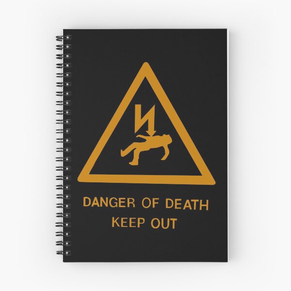 Item preview, Danger of Death KEEP OUT designed and sold by Fiona Gray.