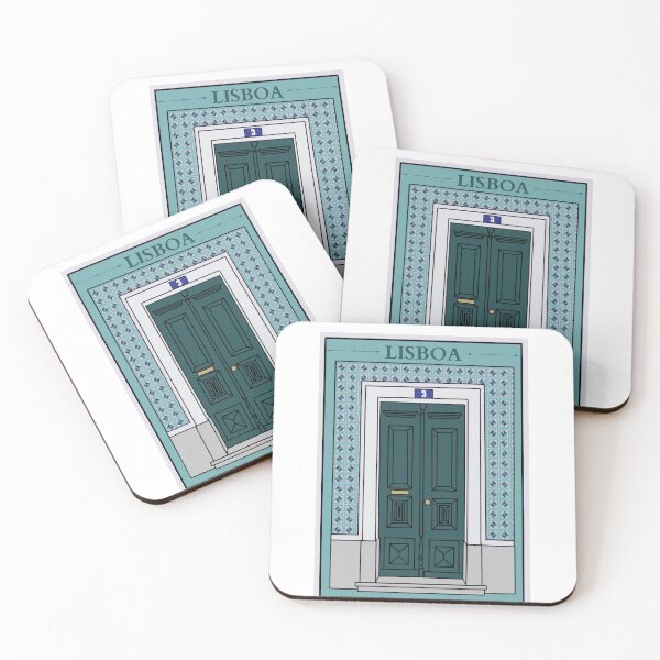 Item preview, Lisbon Typical Door  designed and sold by BeInStickers.